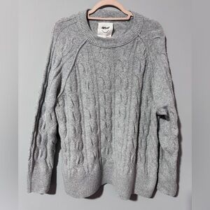 Aerie Soft Gray Knit Top